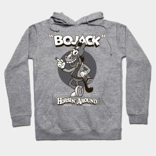 Vintage Horseman - Funny Cartoon (Light) Hoodie